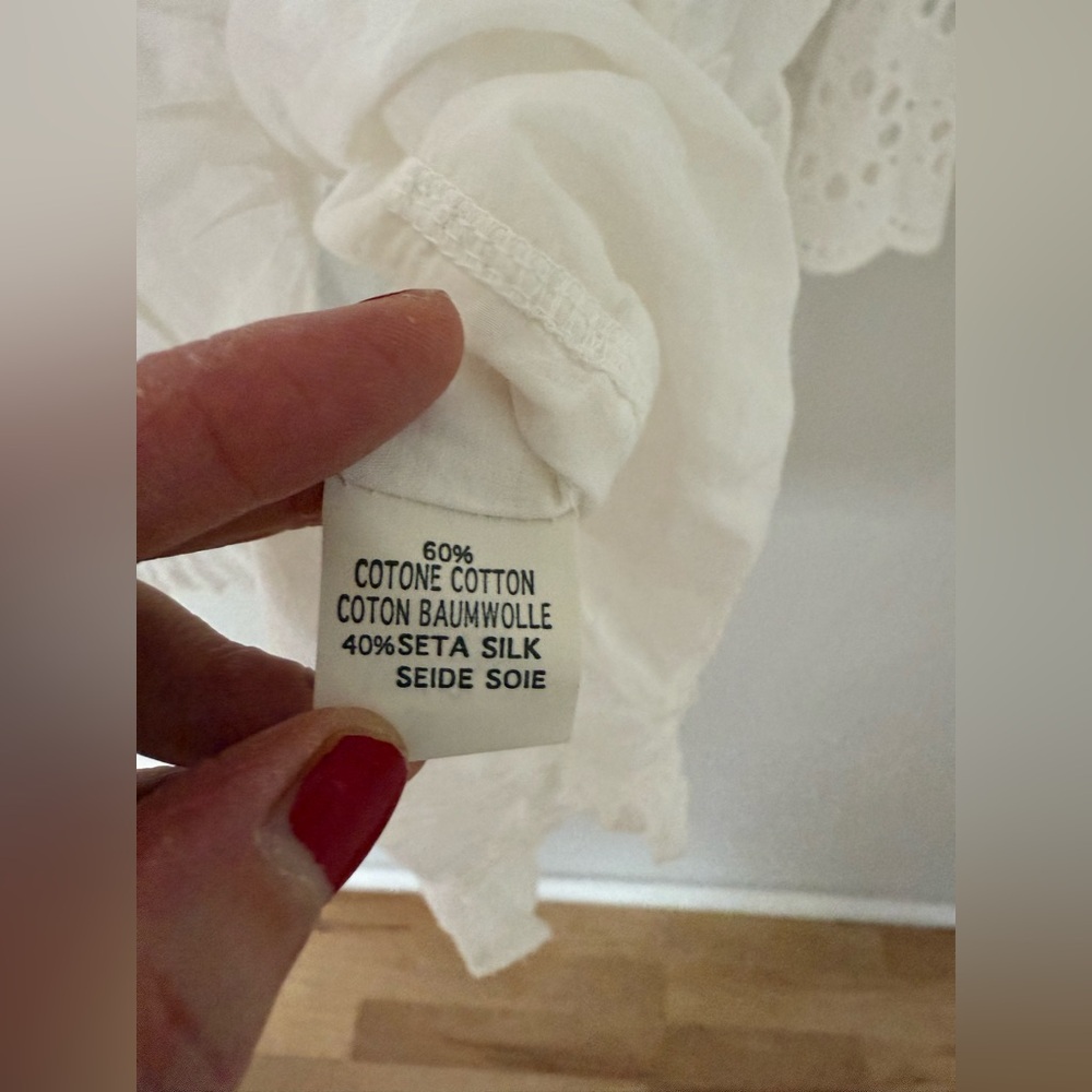 Vintage Y2K Romantic Feminine Ruffle Silk Blend Swim Cover Up or Nightie - Picture 10 of 14